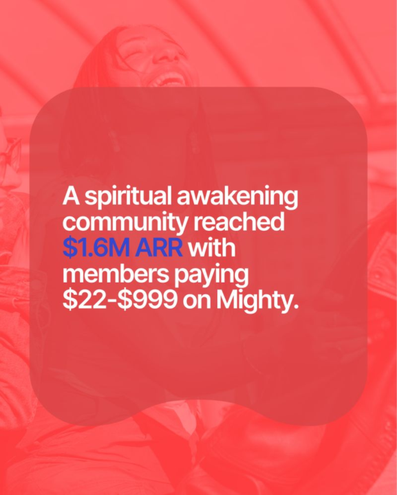 Mighty Networks are crushing it...