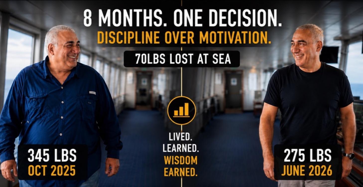 Transformed at Sea- Lose weight, Be Healthier