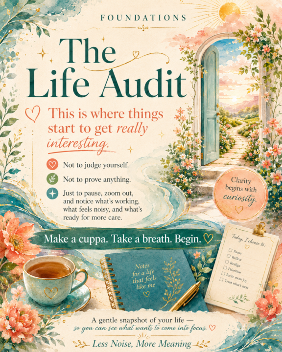 Doing my Life Audit this week - along with all of you. 