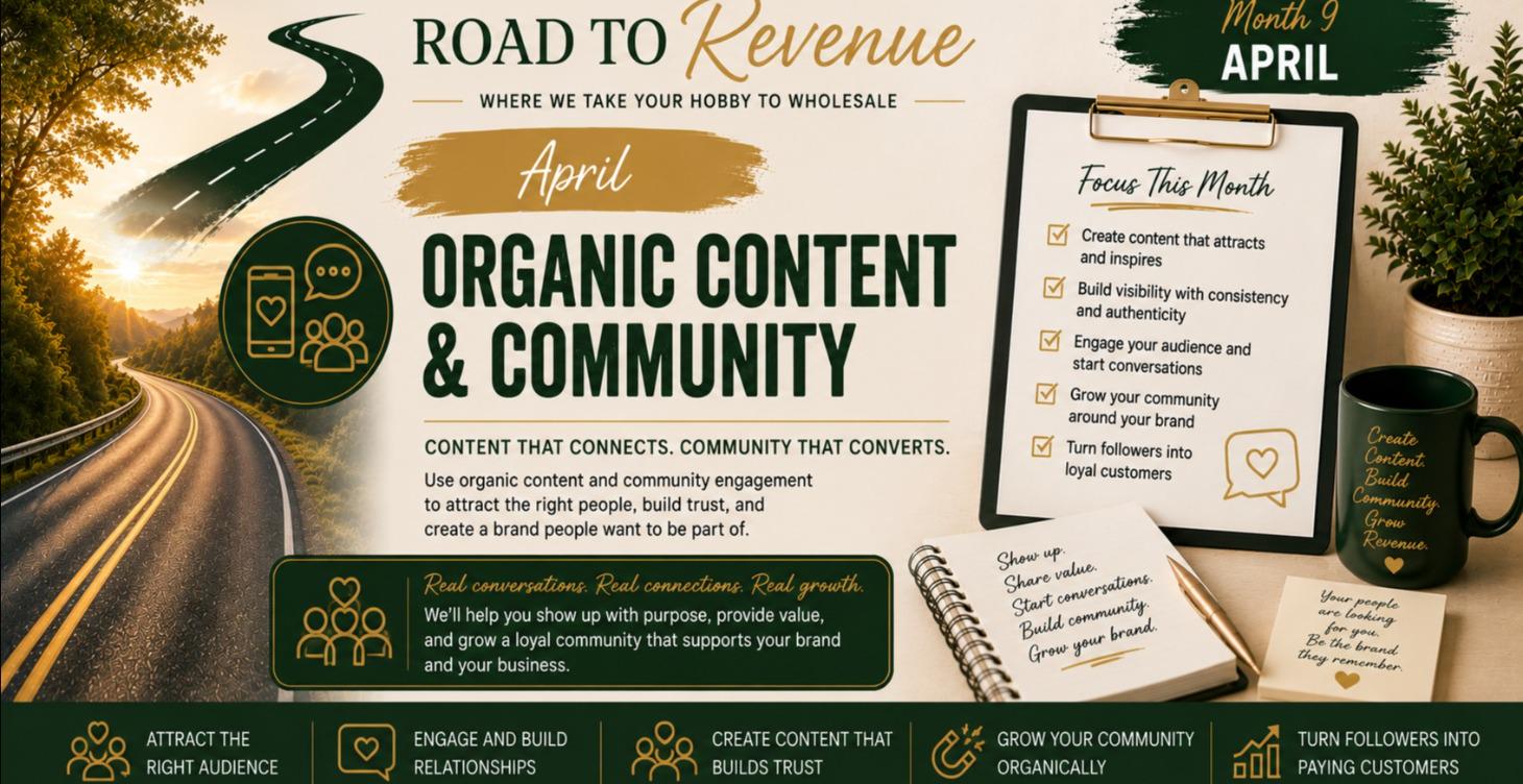 April – Organic Content & Community
