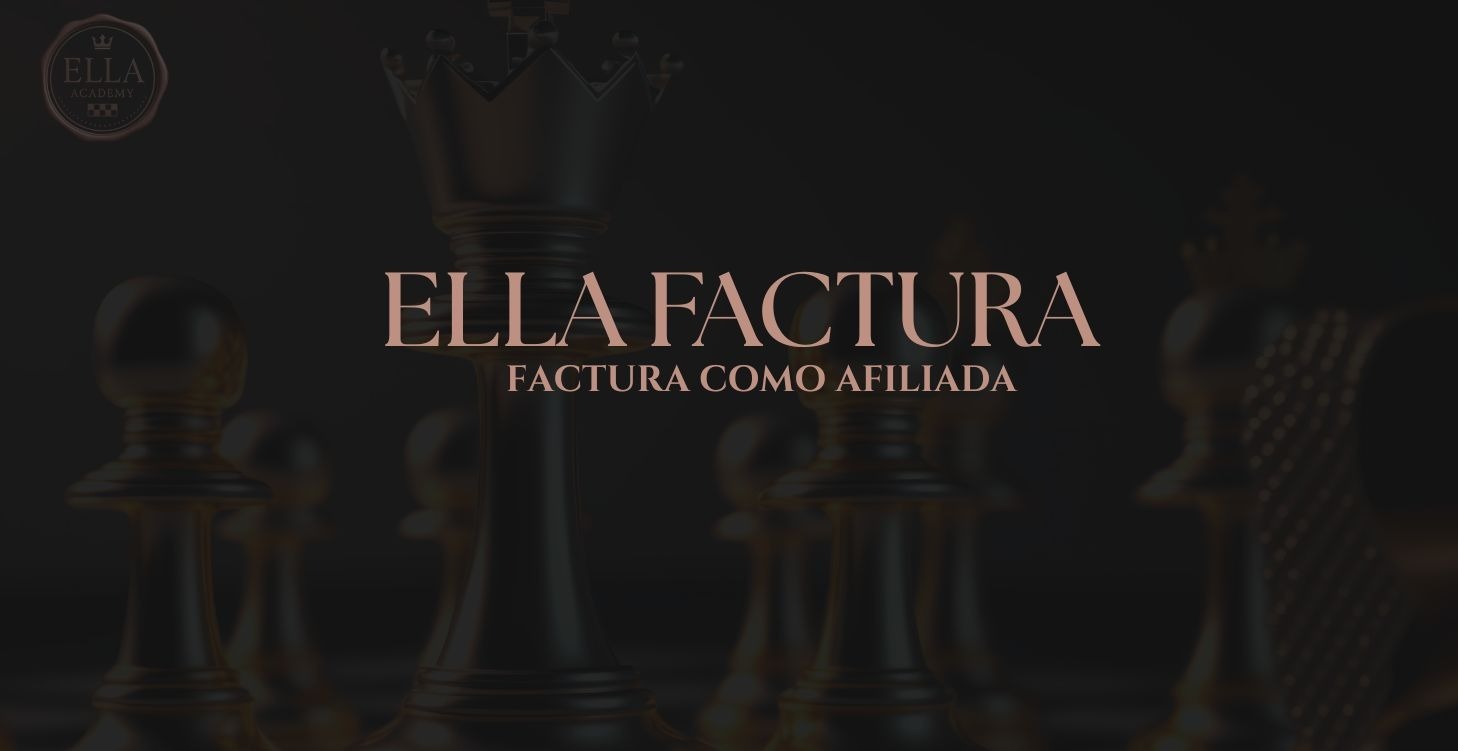 Ella factura como afiliada