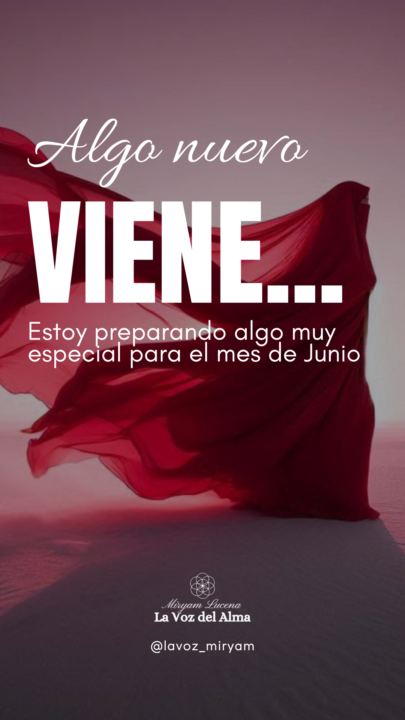 ✨ Estoy preparando algo maravilloso para junio… ✨