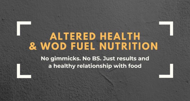 Altered Health - Nutrition