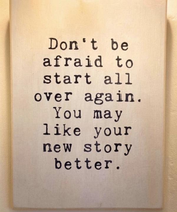 Don’t be afraid 