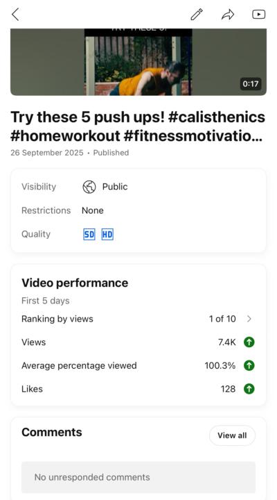 YT is starting to pick up