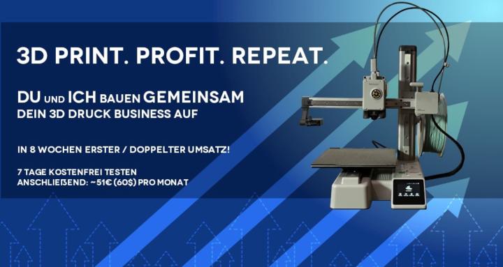 3D Print. Profit. Repeat. 
