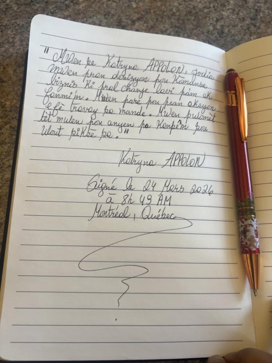 Mon devoir