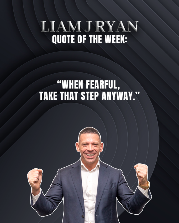 When fearful, take that step anyway! 