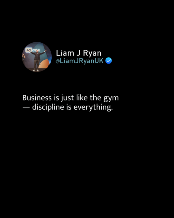 Business really is just like the gym. 💪
