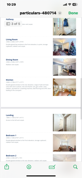 Comments on Property bought at Auction