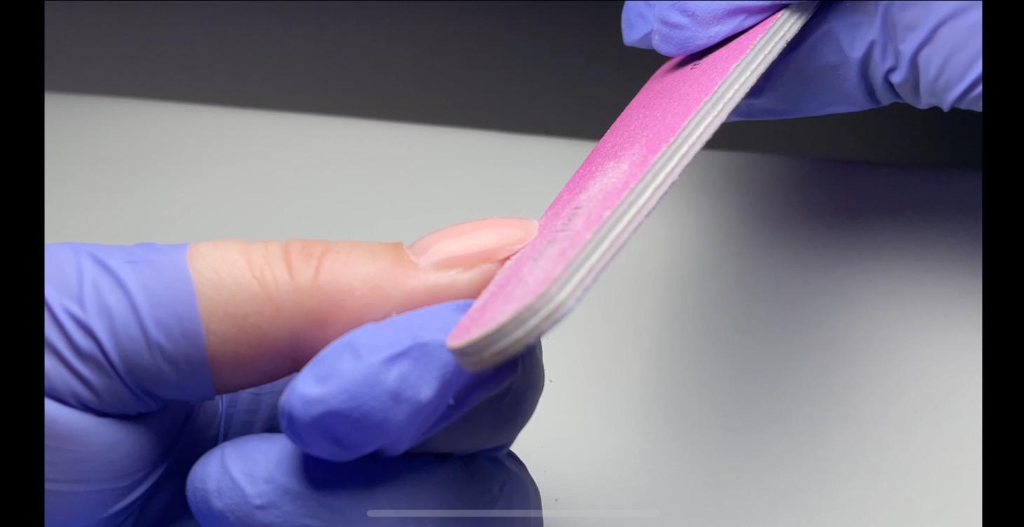 Maintenance on a Structured Mani (soft gel)