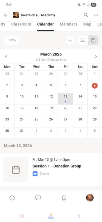 Upcoming Somatic Session