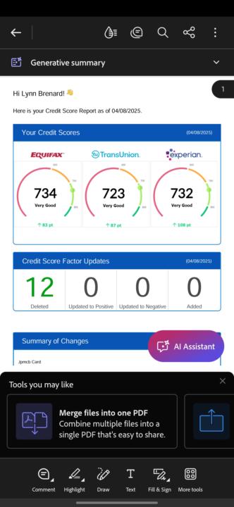 Credit increase!
