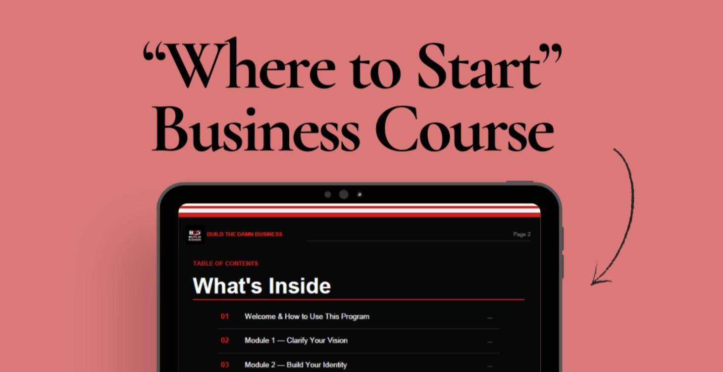 Where to Start (Premium)
