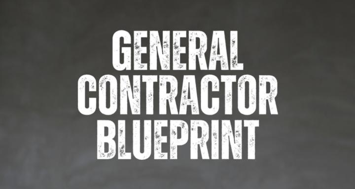 General Contractor Blueprint