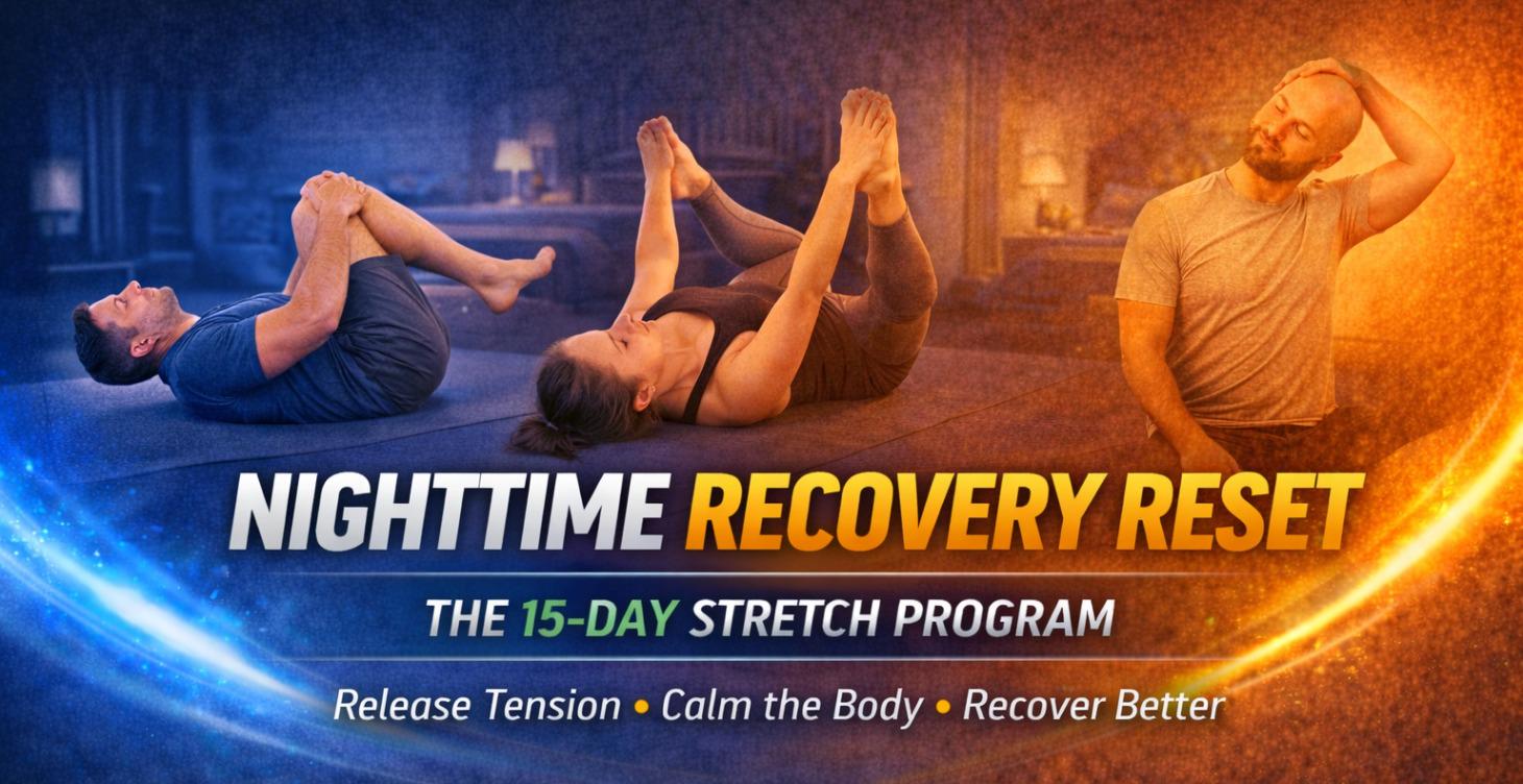 Nighttime Recovery Reset:The 15Day Stretch Program