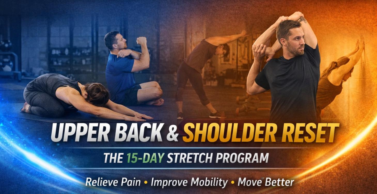 Upper Back & Shoulder Reset 15-Day Stretch Program