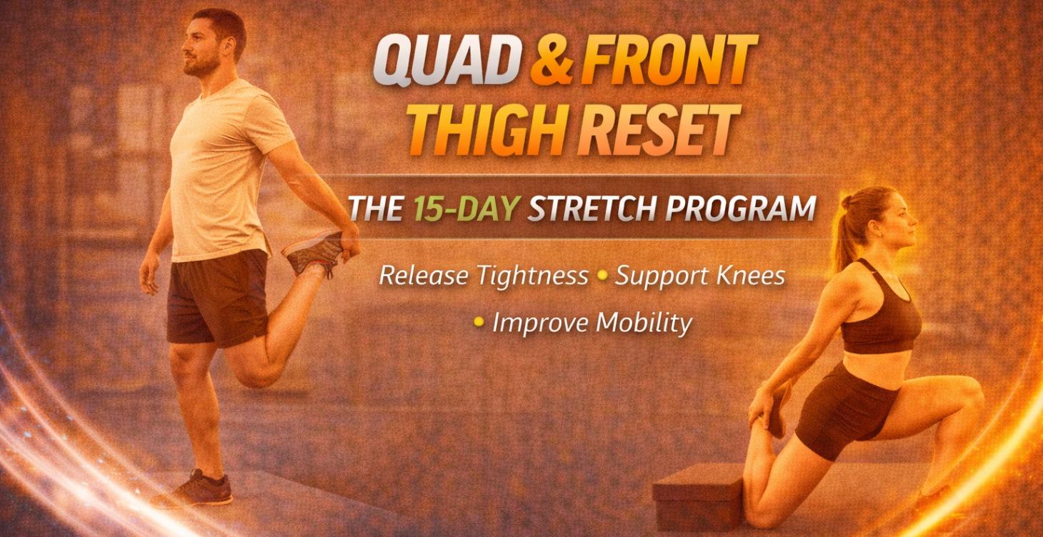 Quad & Front Thigh Reset:The 15Day Stretch Program