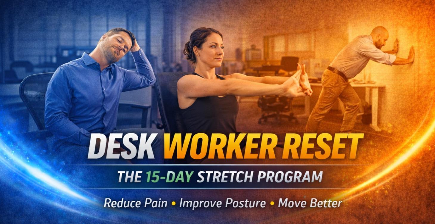 Desk Worker Reset: The 15-Day Stretch Program