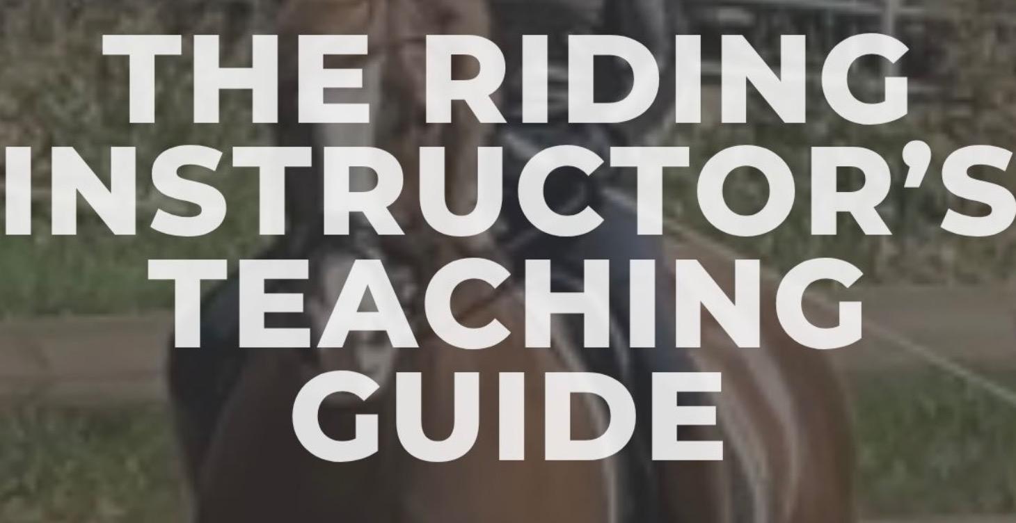 Instructor’s guide: it’s about everyday habits.