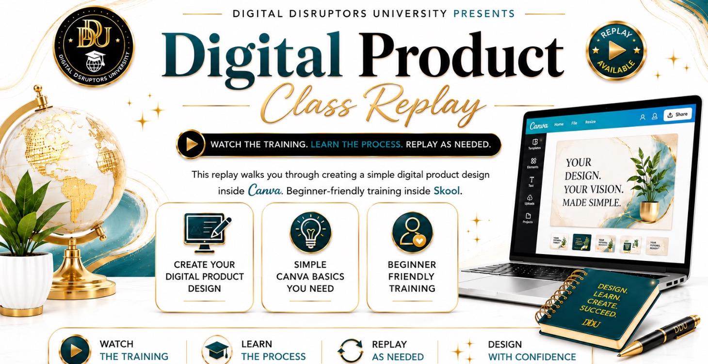 Digital Product Mini Class 1 Day Replay