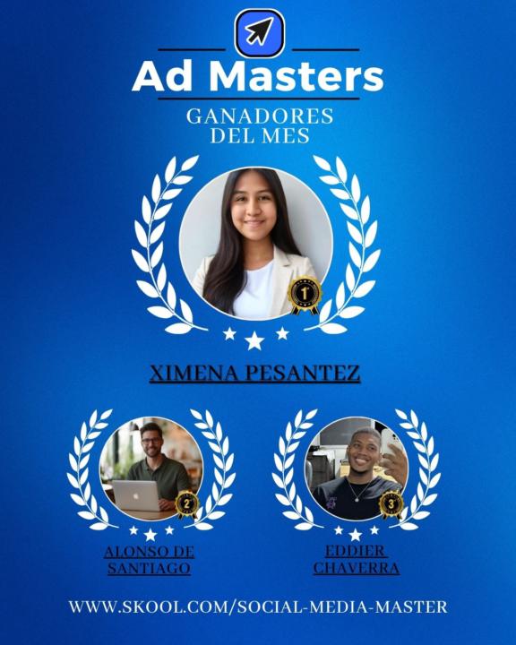 🏆 ¡GANADORES DEL MES EN AD MASTERS! 🏆
