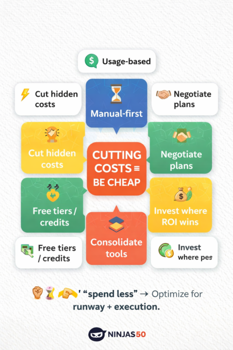 Cost cutting ≠ being cheap.