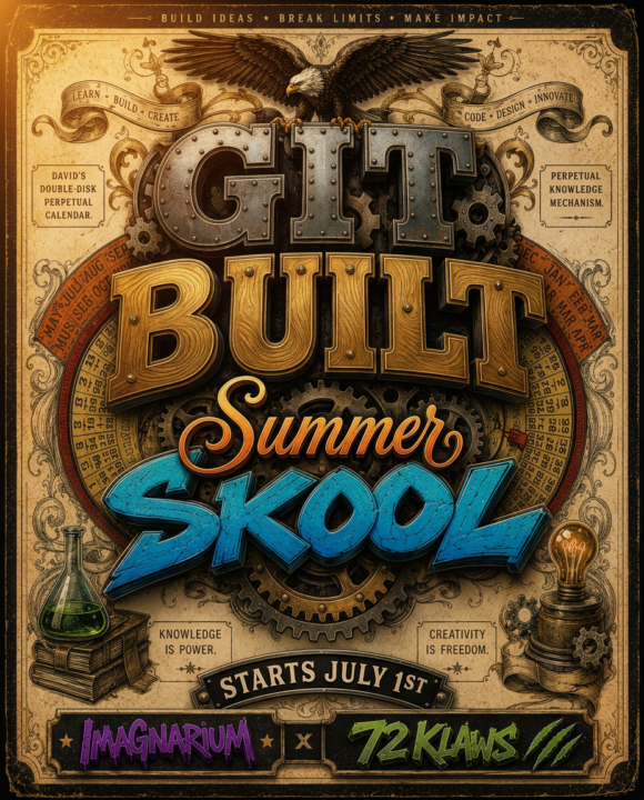 GIT BUILT SUMMER SKOOL - ENROLL NOW -  RED PILLAR, ANPU, HITSUYO AKU 