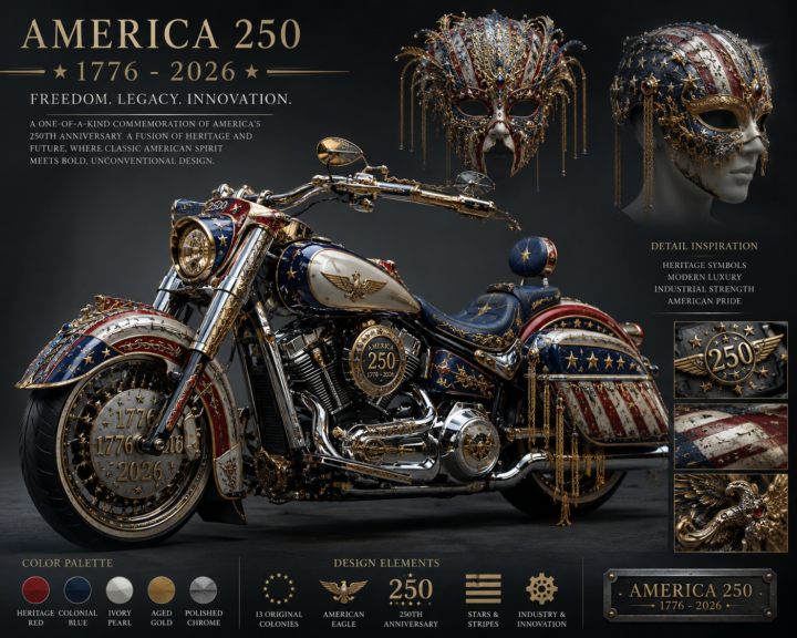 Harley Davidson - America 250th Special Edition (Thanks Dre for the inspiration)