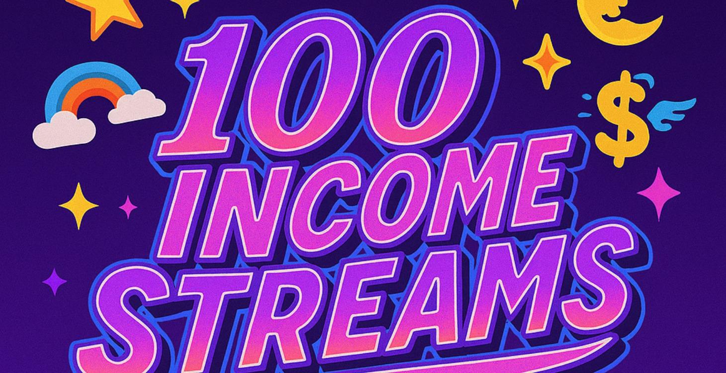 100 Income Streams With AI