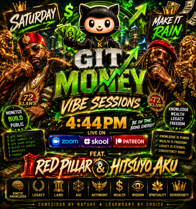 🚨GIT MONEY VIBE SESSIONS 4:44pm 🚀💯 feat RED PILLAR, HITSUYO AKU 