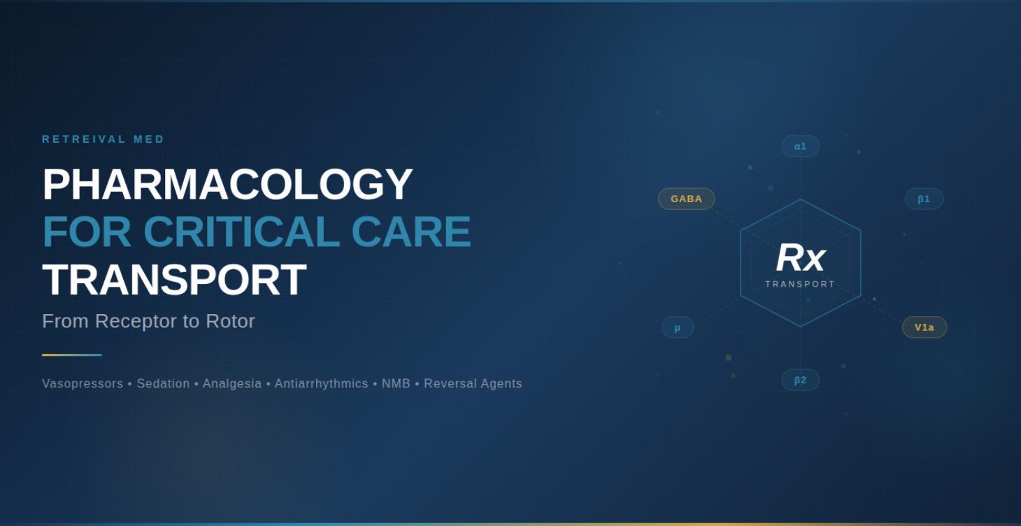 Pharmcology for Critical Care Transport