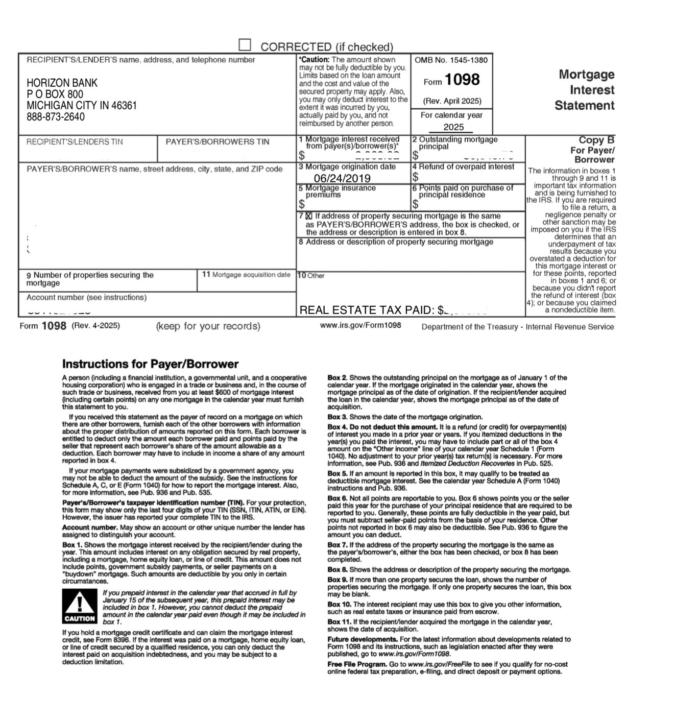 Homeowner Tax Deduction! 