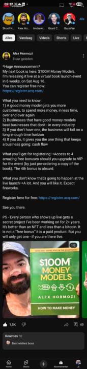 Hormozi $100M Money Models book launch 