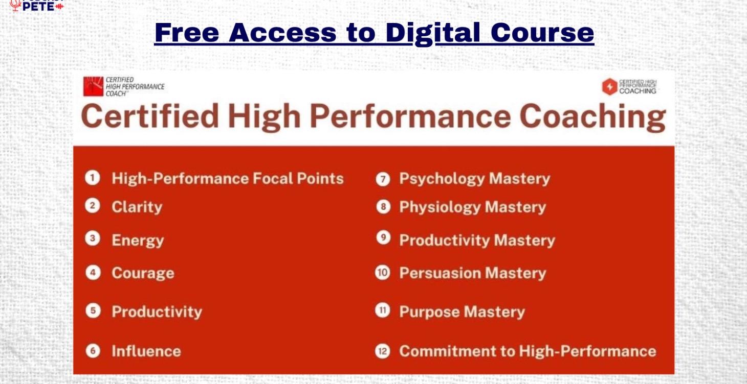 High Performance Mastery 12 Modules