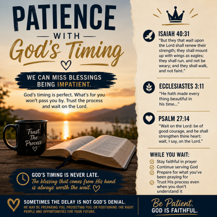 ⏳ Patience With God’s Timing