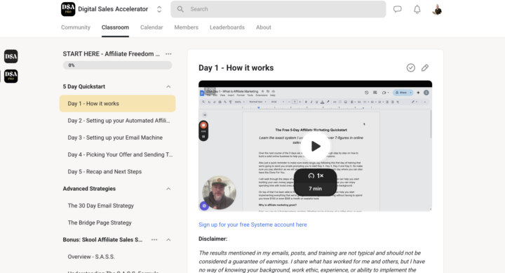 NEW Course – Affiliate Freedom Formula Is LIVE!