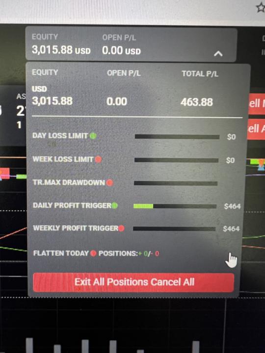 1st day live account trading after almost a 3 month hiatus…