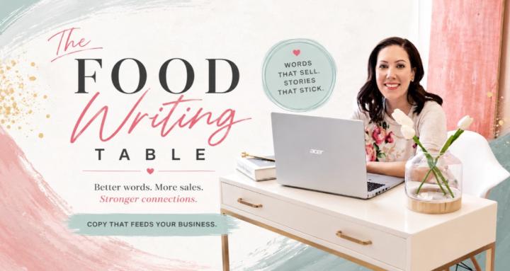 The Food Writing Table