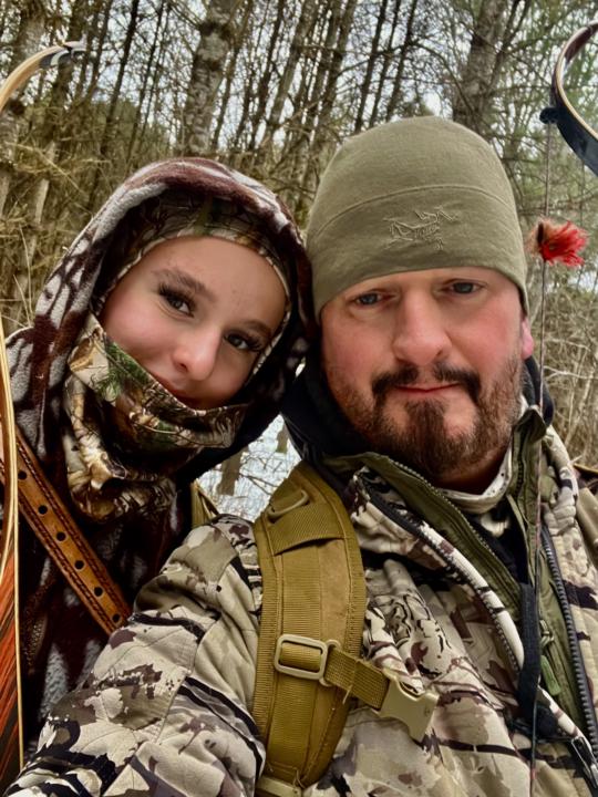 Final whitetail season sits with my buddy 