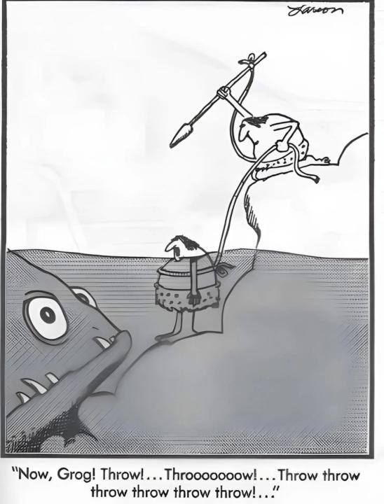 Saturday funnies care of The Far Side 