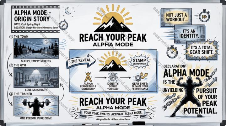 Reach Your Peak - Alpha Mode Whiteboard