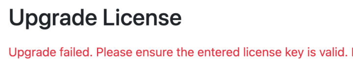 Please help - License Key not working