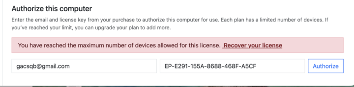 Authorize App Help