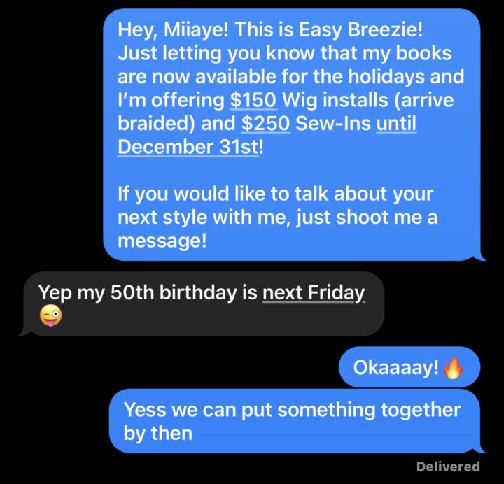 4 Appointments Booked in under 10min