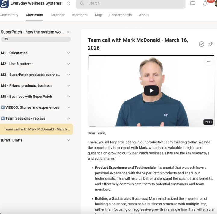 Mark McDonald on the SuperPatch team call - March16, 2026