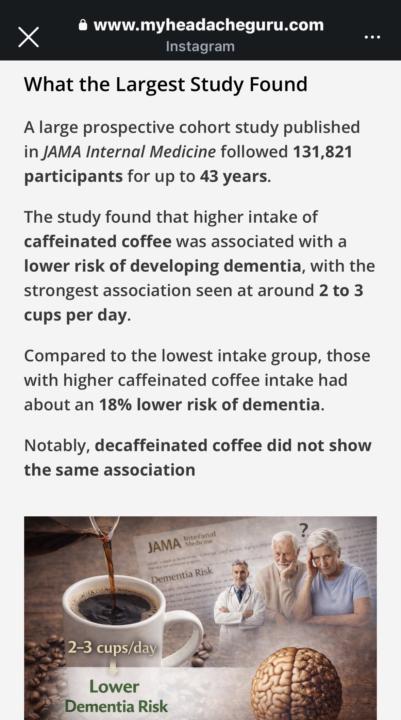My coffee habit got a scientific endorsement