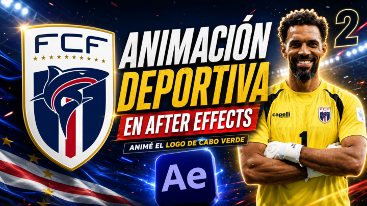 Animación Deportiva en After Effects | Logo de Cabo Verde