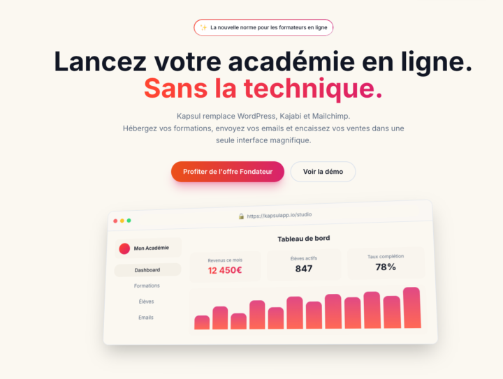 Une plateforme avec IA pour les formateurs