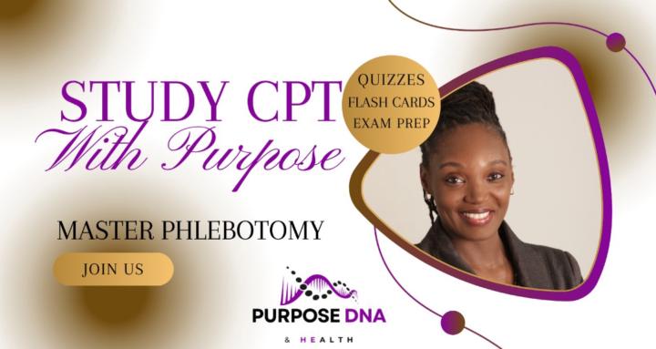 Study Phlebotomy With Purpose